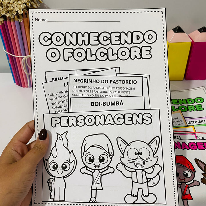 Atividade interativa folclore