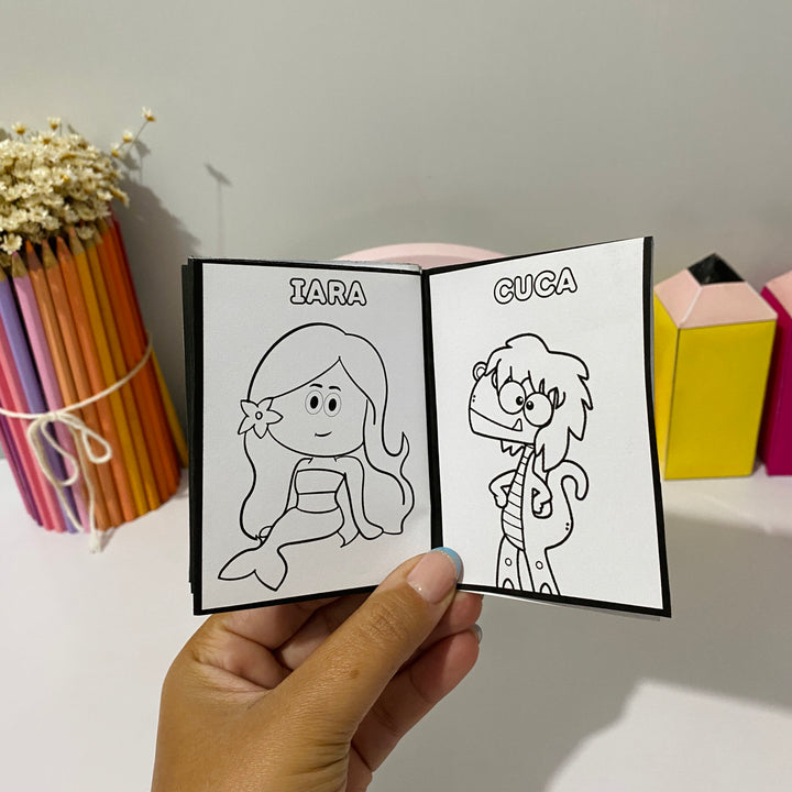 Mini livro folclore