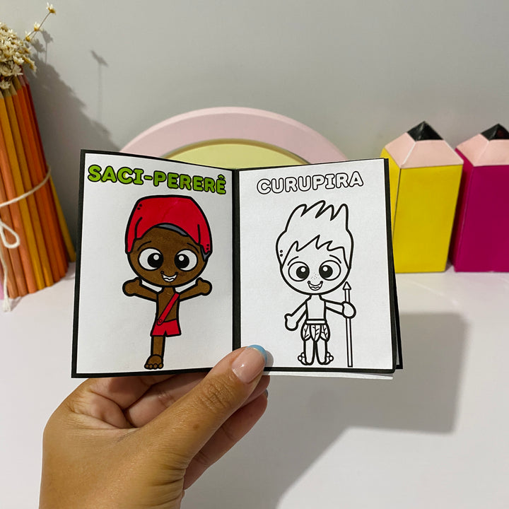 Mini livro folclore