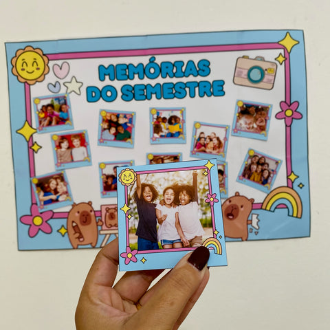 Painel memórias do semestre