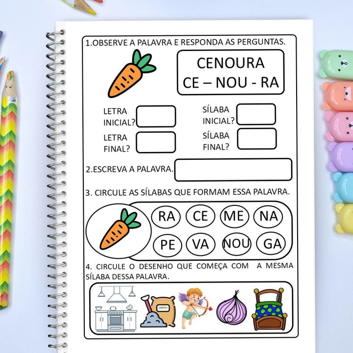 Apostila das sílabas 128 atividades