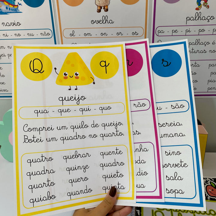 Apostila de leitura letra cursiva
