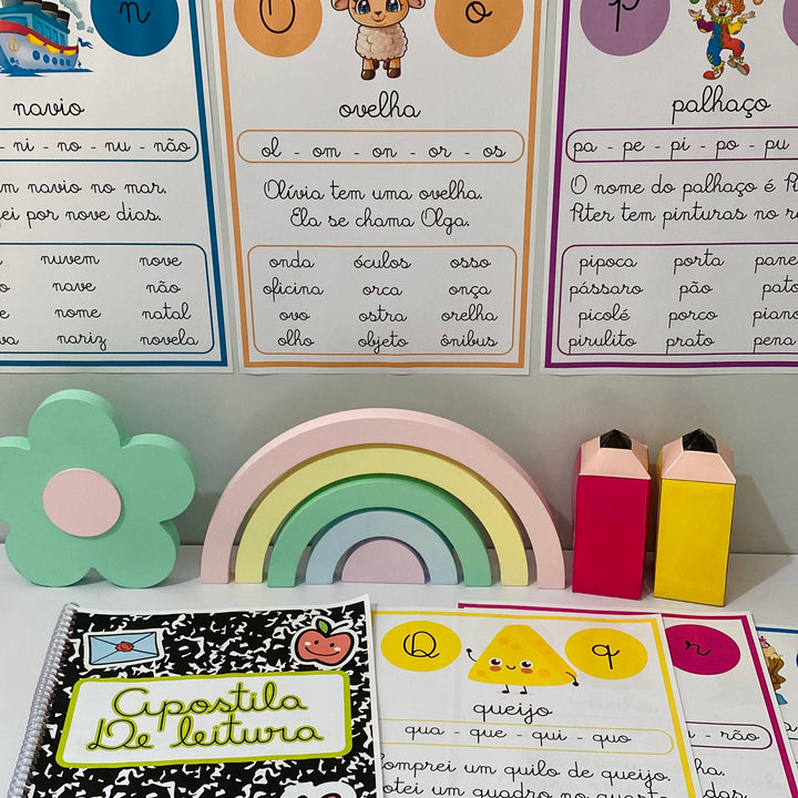 Apostila de leitura letra cursiva