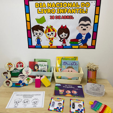 Kit dia do livro infantil